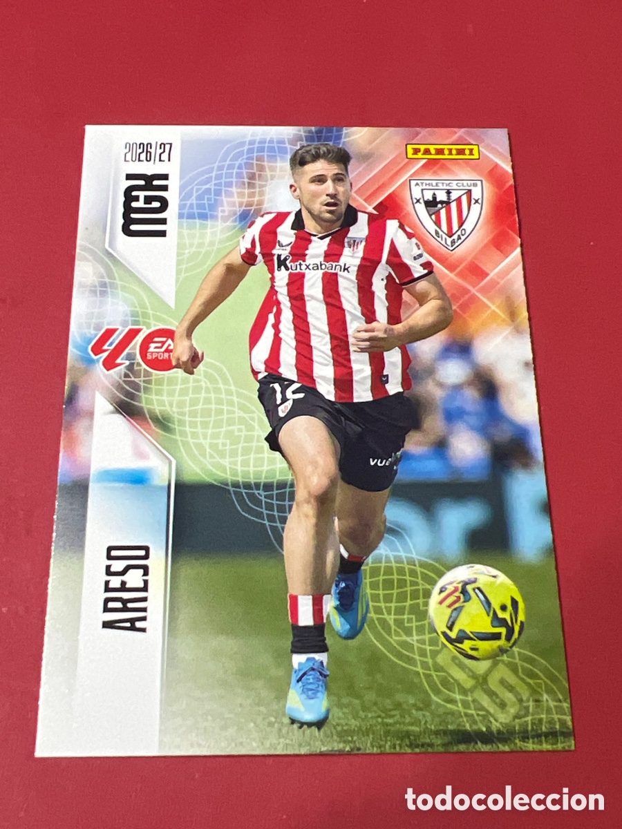 Cromos de f&uacute;tbol: C9735. 40 ARESO ATHLETIC DE BILBAO MEGACRACKS MGK 26 27 PANINI 2026 2027