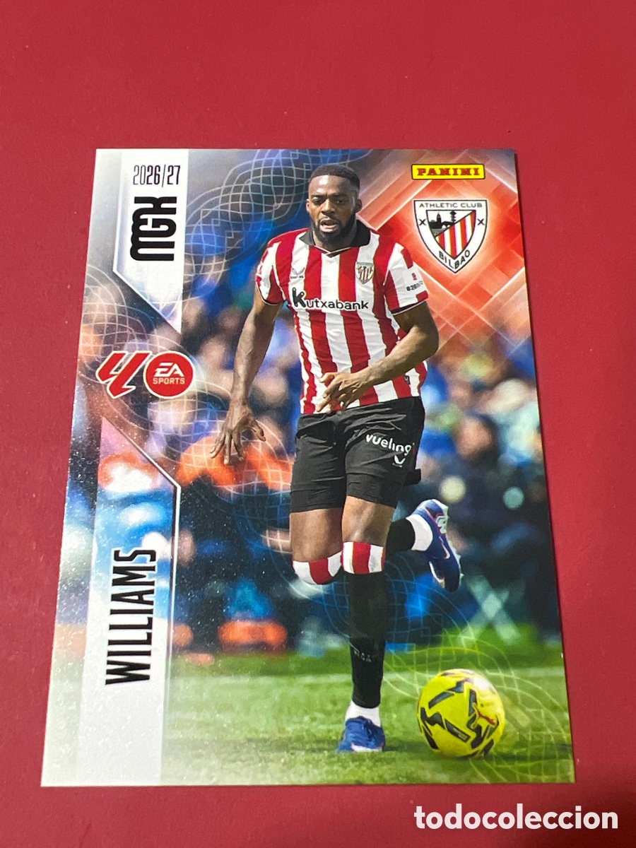 Cromos de f&uacute;tbol: C9736. MGK 2026/27 MEGACRACKS PANINI. #52 WILLIAMS. ATH BILBAO.