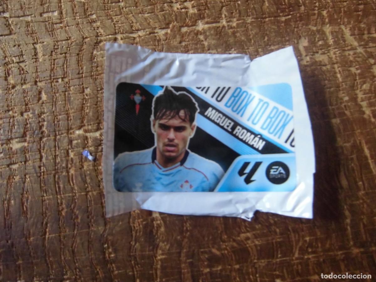 Cromos de f&uacute;tbol: MIGUEL ROM&Aacute;N CELTA DE VIGO BOX TO BOX LOS CHICLES DE LA LIGA 2026-27