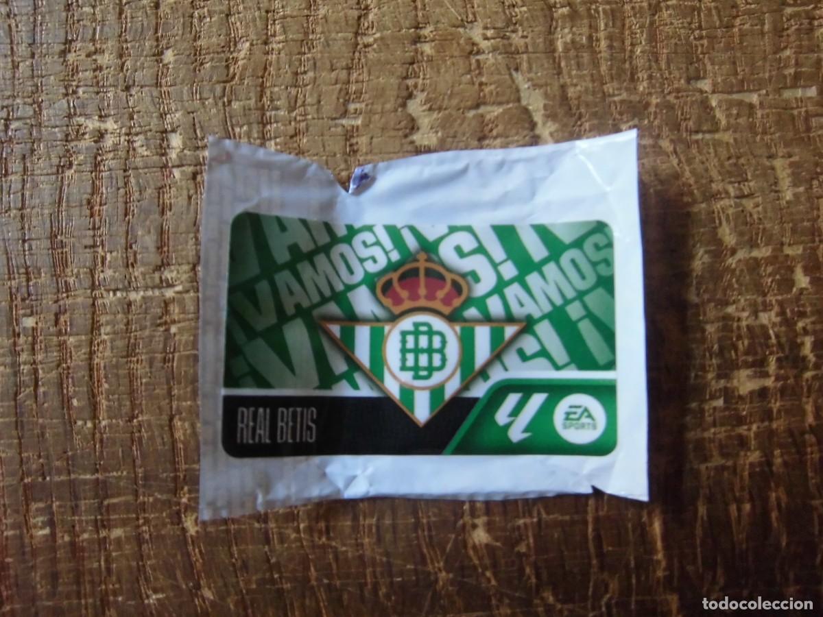 Cromos de f&uacute;tbol: ESCUDO REAL BETIS LOS CHICLES DE LA LIGA 2026-27