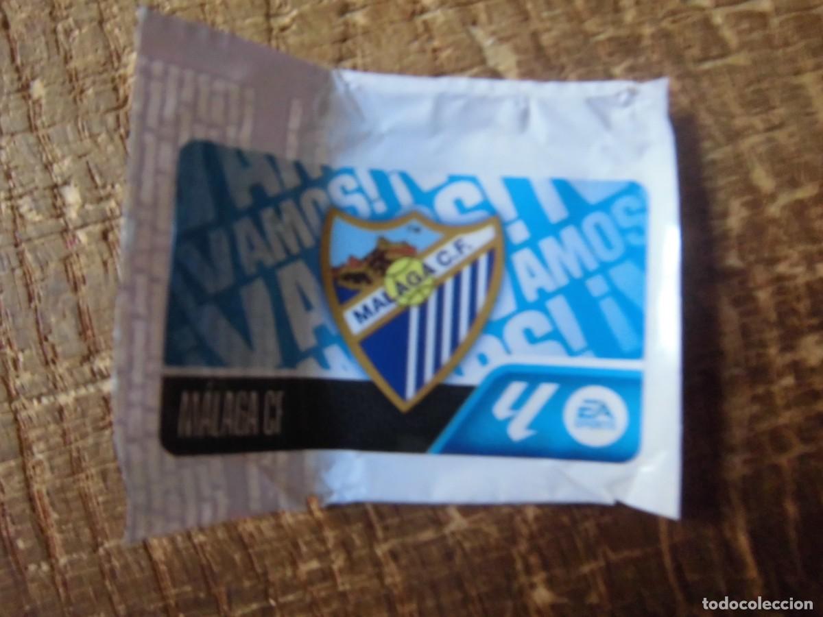Cromos de f&uacute;tbol: ESCUDO M&Aacute;LAGA LOS CHICLES DE LA LIGA 2026-27