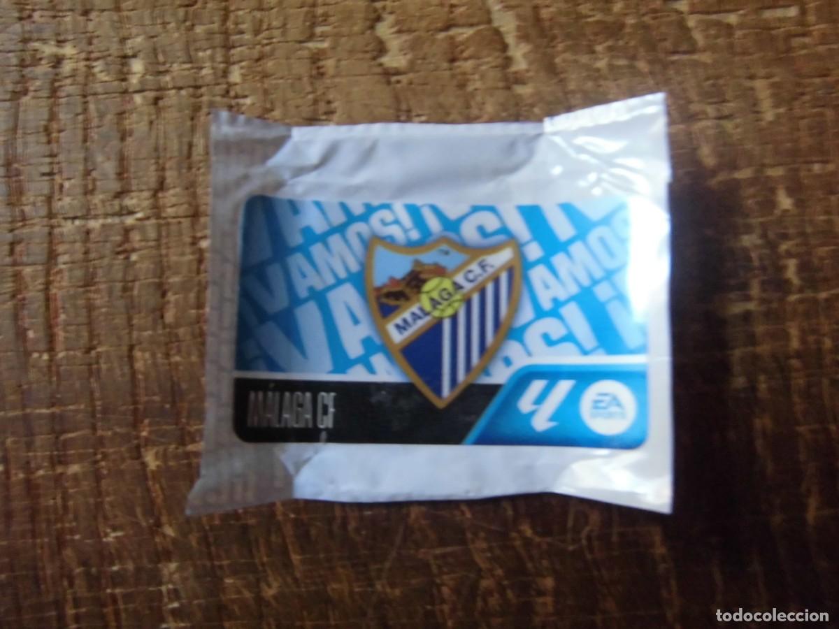 Cromos de f&uacute;tbol: ESCUDO M&Aacute;LAGA LOS CHICLES DE LA LIGA 2026-27