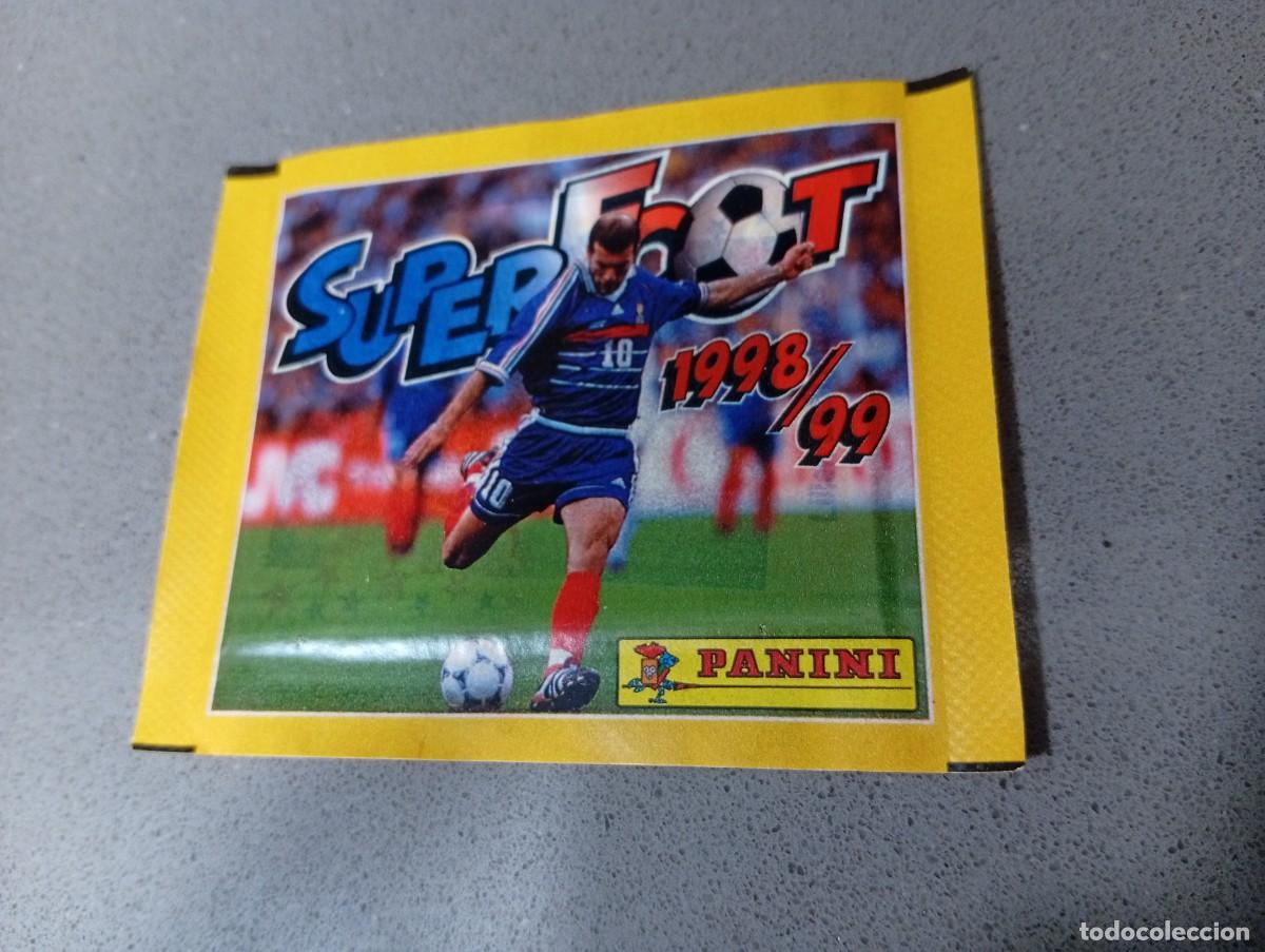 Cromos de f&uacute;tbol: SUPERFOOT 1998-99 PANINI SOBRE SIN ABRIR SOBRE CERRADO