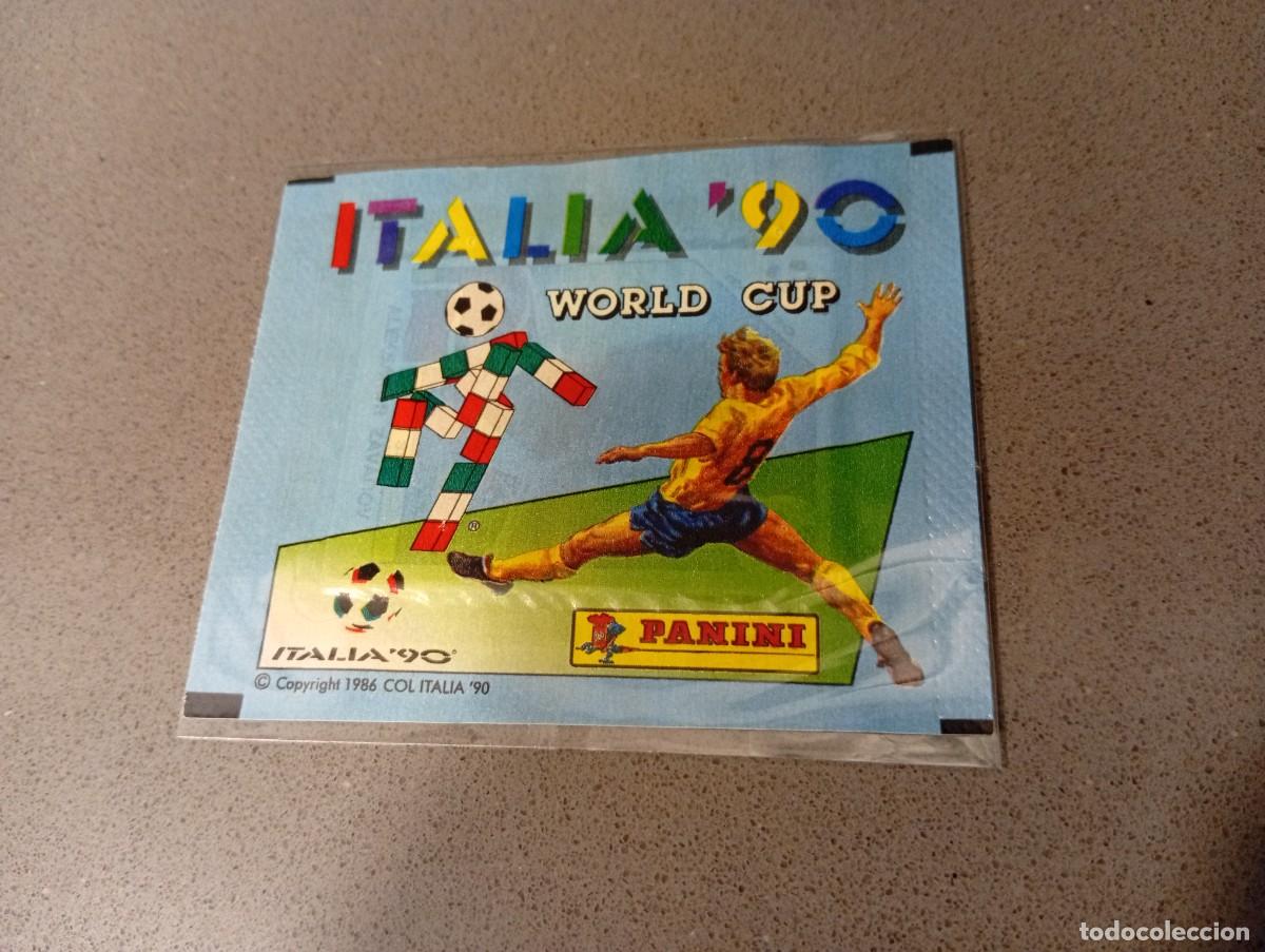 Cromos de f&uacute;tbol: SOBRE SIN ABRIR MUNDIAL ITALIA 90 SOBRE CERRADO ITALIA 1990