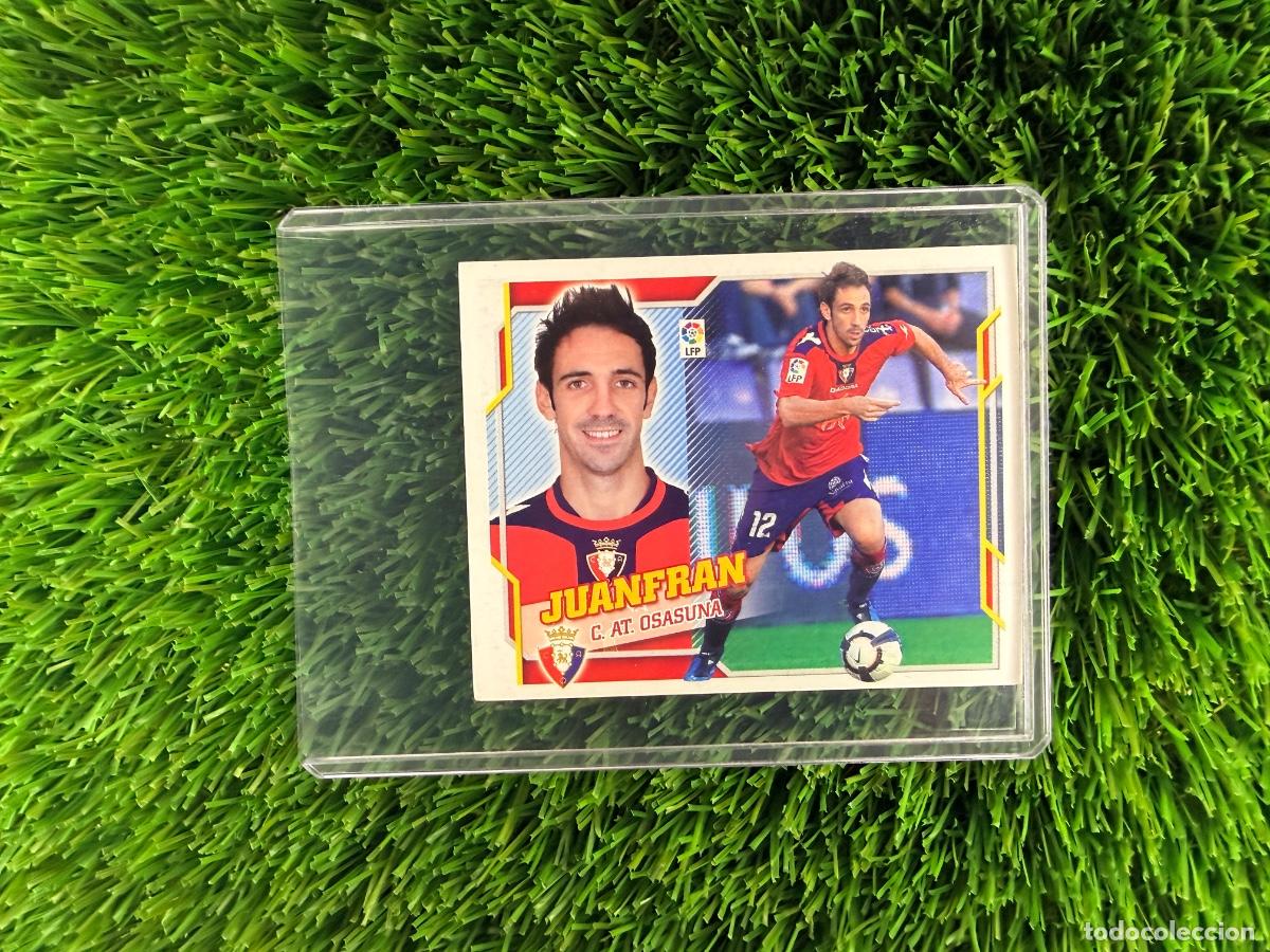 Cromos de f&uacute;tbol: N&ordm; 13 Juanfran CA Osasuna Liga Este 10 11