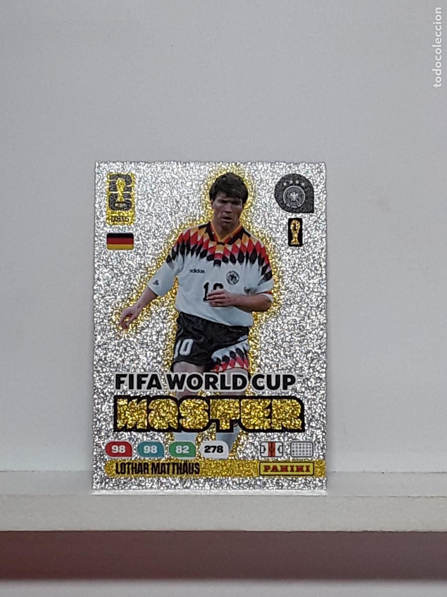 Cromos de f&uacute;tbol: ADRENALYN MUNDIAL 2026 WORLD CUP 26 ALBUM PANINI N DB15 DB15 DB 15 ALEMANIA MASTER LOTHAR MATTHAUS