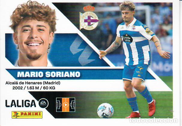 Cromos de f&uacute;tbol: CROMO PANINI LIGA ESTE 26 27 - N&ordm; 13 - MARIO SORIANO - DEPORTIVO LA CORU&Ntilde;A