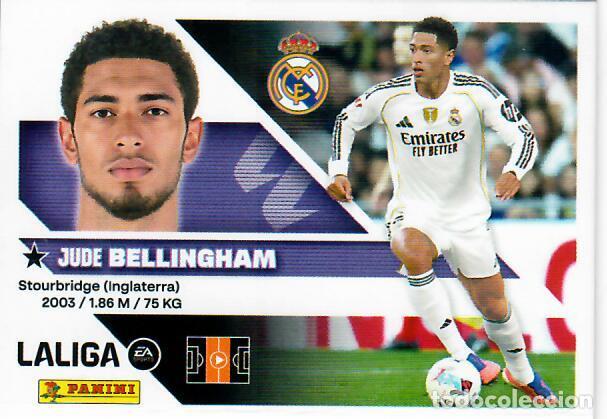 Cromos de f&uacute;tbol: CROMO PANINI LIGA ESTE 26 27 - N&ordm; 14 - BELLINGHAM - REAL MADRID