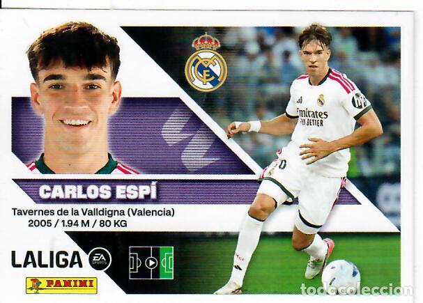Cromos de f&uacute;tbol: CROMO PANINI LIGA ESTE 26 27 - COLOCA N&ordm; 17 BIS - CARLOS ESP&Iacute; - REAL MADRID - 2&ordf; EDICI&Oacute;N