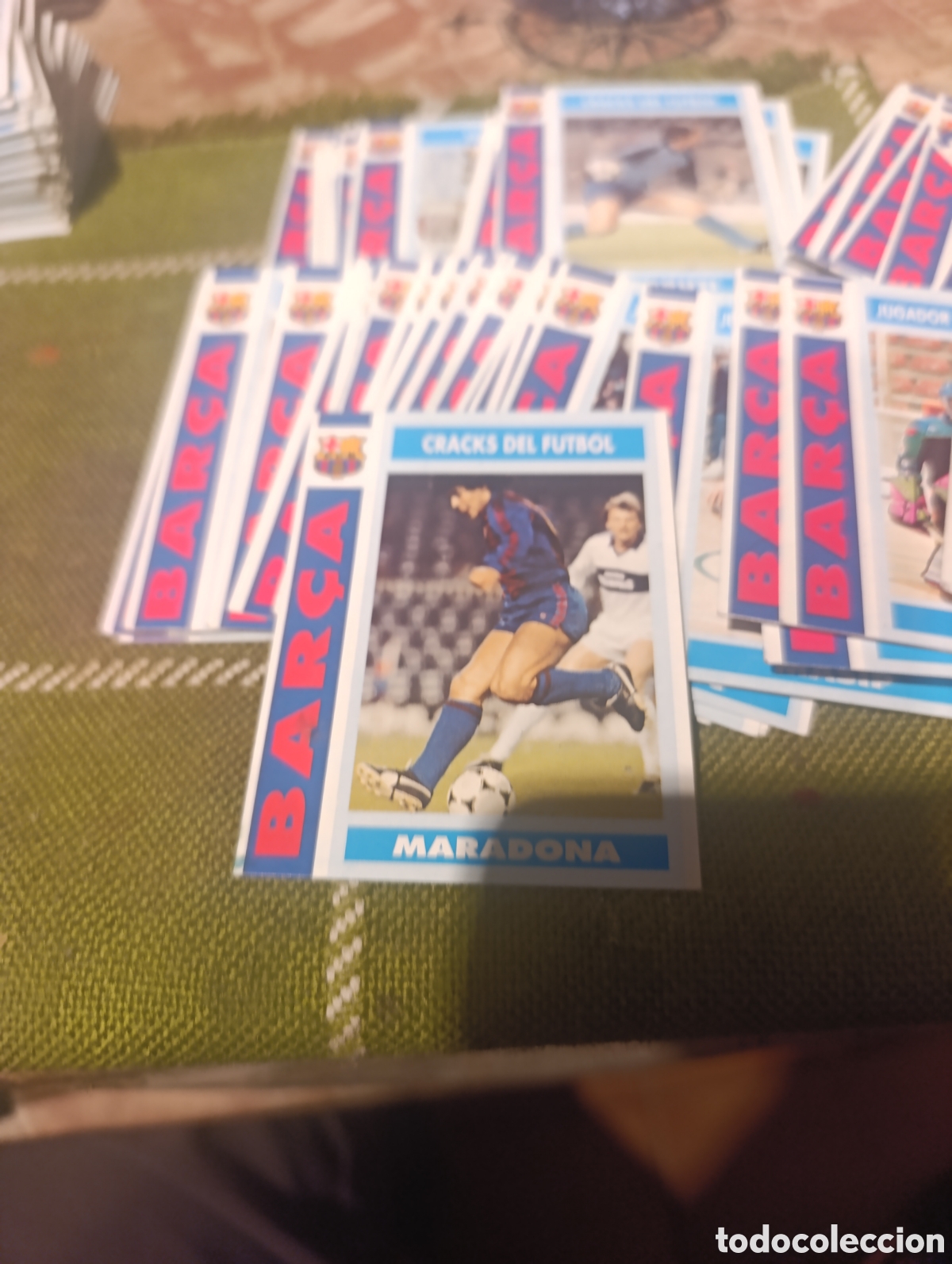 Cromos de f&uacute;tbol: Lote 80 Cards Barca 92-93 - Foto 2
