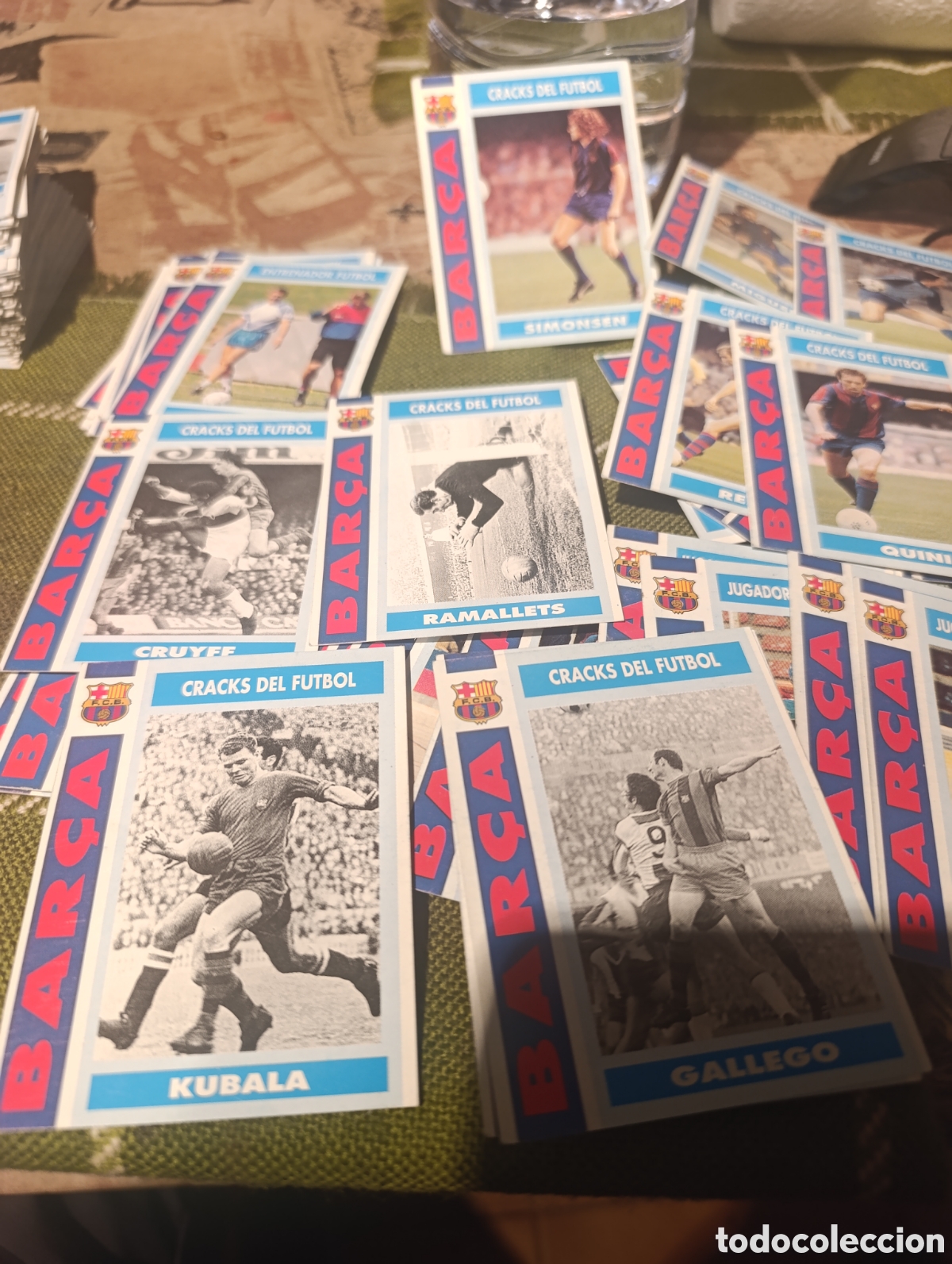 Cromos de f&uacute;tbol: Lote 80 Cards Barca 92-93 - Foto 6