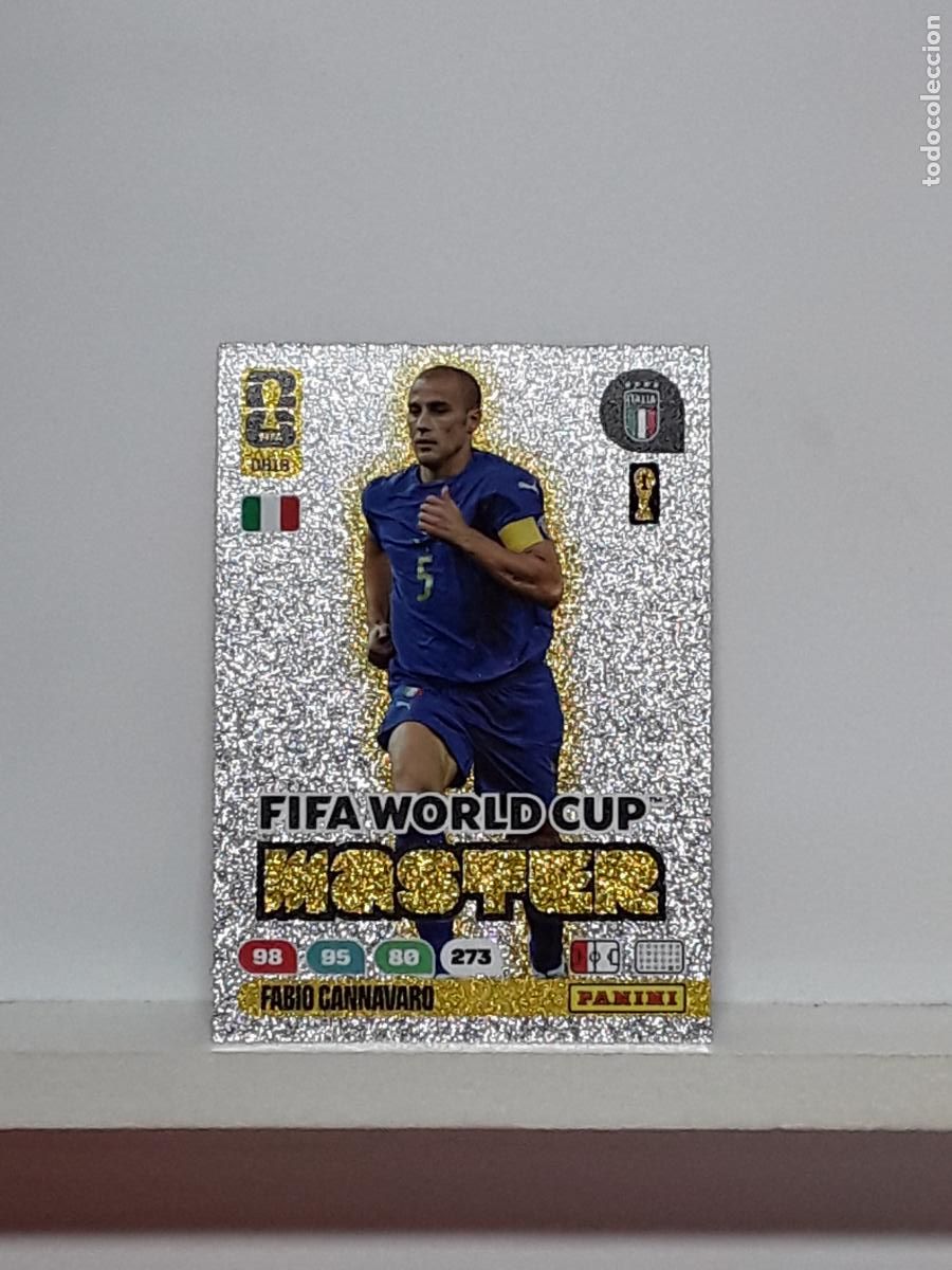 Cromos de f&uacute;tbol: ADRENALYN MUNDIAL 2026 WORLD CUP 26 ALBUM PANINI N DB18 DB18 DB 18 ITALIA MASTER FABIO CANNAVARO
