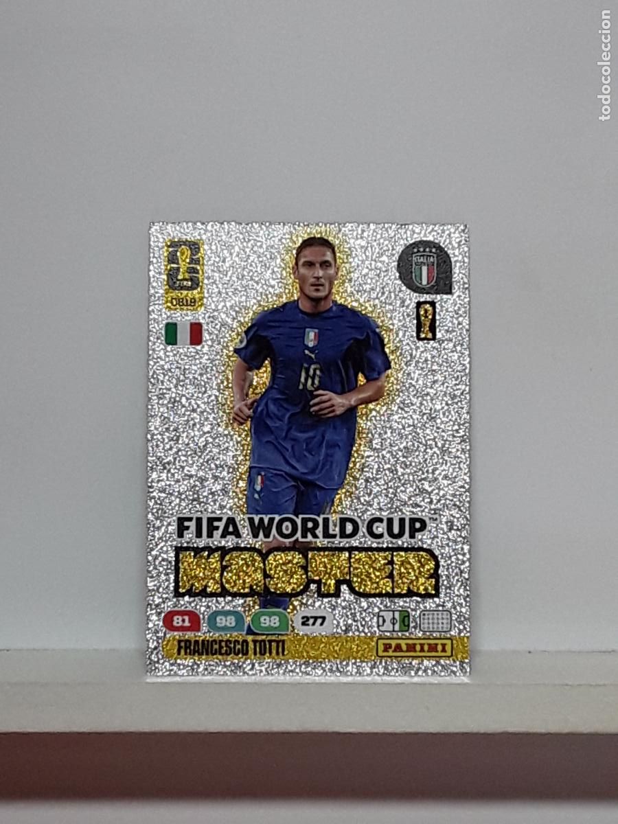 Cromos de f&uacute;tbol: ADRENALYN MUNDIAL 2026 WORLD CUP 26 ALBUM PANINI N DB19 DB19 DB 19 ITALIA MASTER FRANCESCO TOTTI