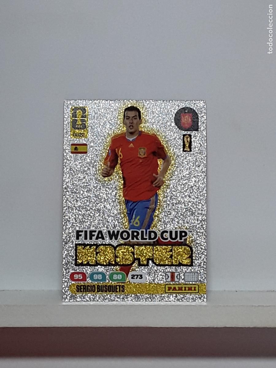 Cromos de f&uacute;tbol: ADRENALYN MUNDIAL 2026 WORLD CUP 26 ALBUM PANINI N DB22 DB22 DB 22 ESPA&Ntilde;A MASTER SERGIO BUSQUETS