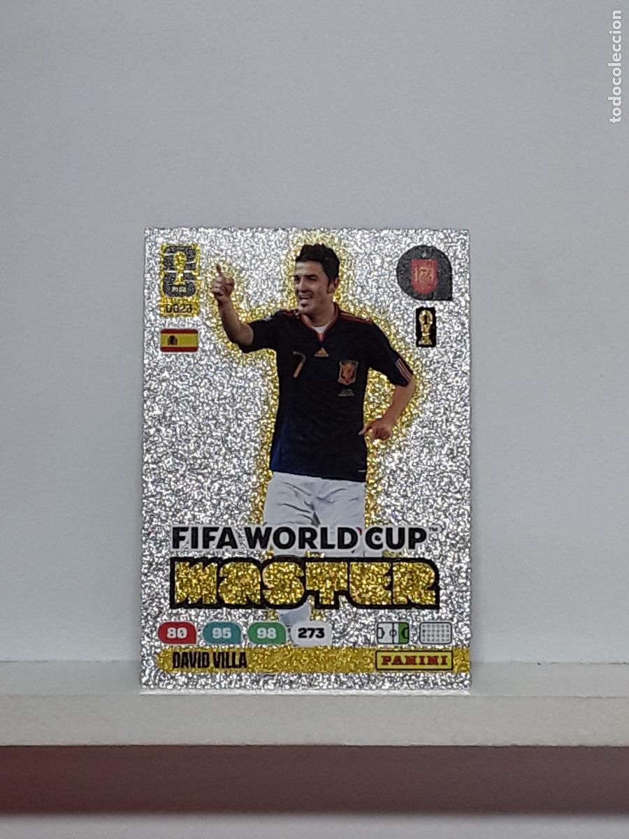 Cromos de f&uacute;tbol: ADRENALYN MUNDIAL 2026 WORLD CUP 26 ALBUM PANINI N DB23 DB23 DB 23 ESPA&Ntilde;A MASTER DAVID VILLA