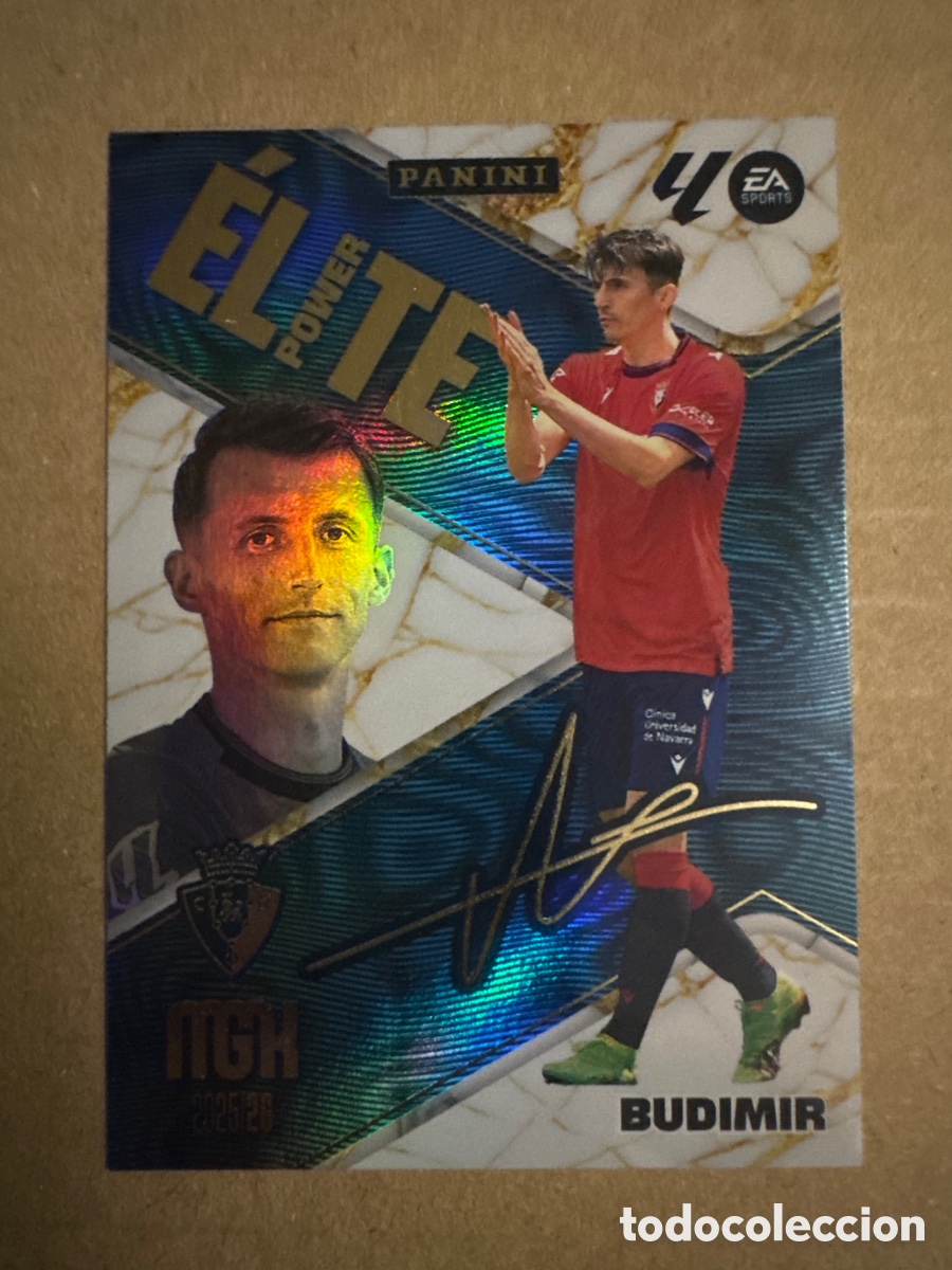 Cromos de f&uacute;tbol: # P2 2 Budimir Osasuna ELITE Power Megacracks 25 26 2025 2026 MGK