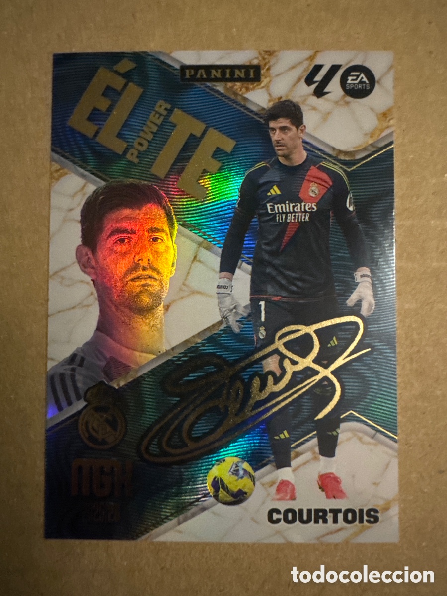 Cromos de f&uacute;tbol: # P3 3 Courtois Real Madrid ELITE Power Megacracks 25 26 2025 2026 MGK