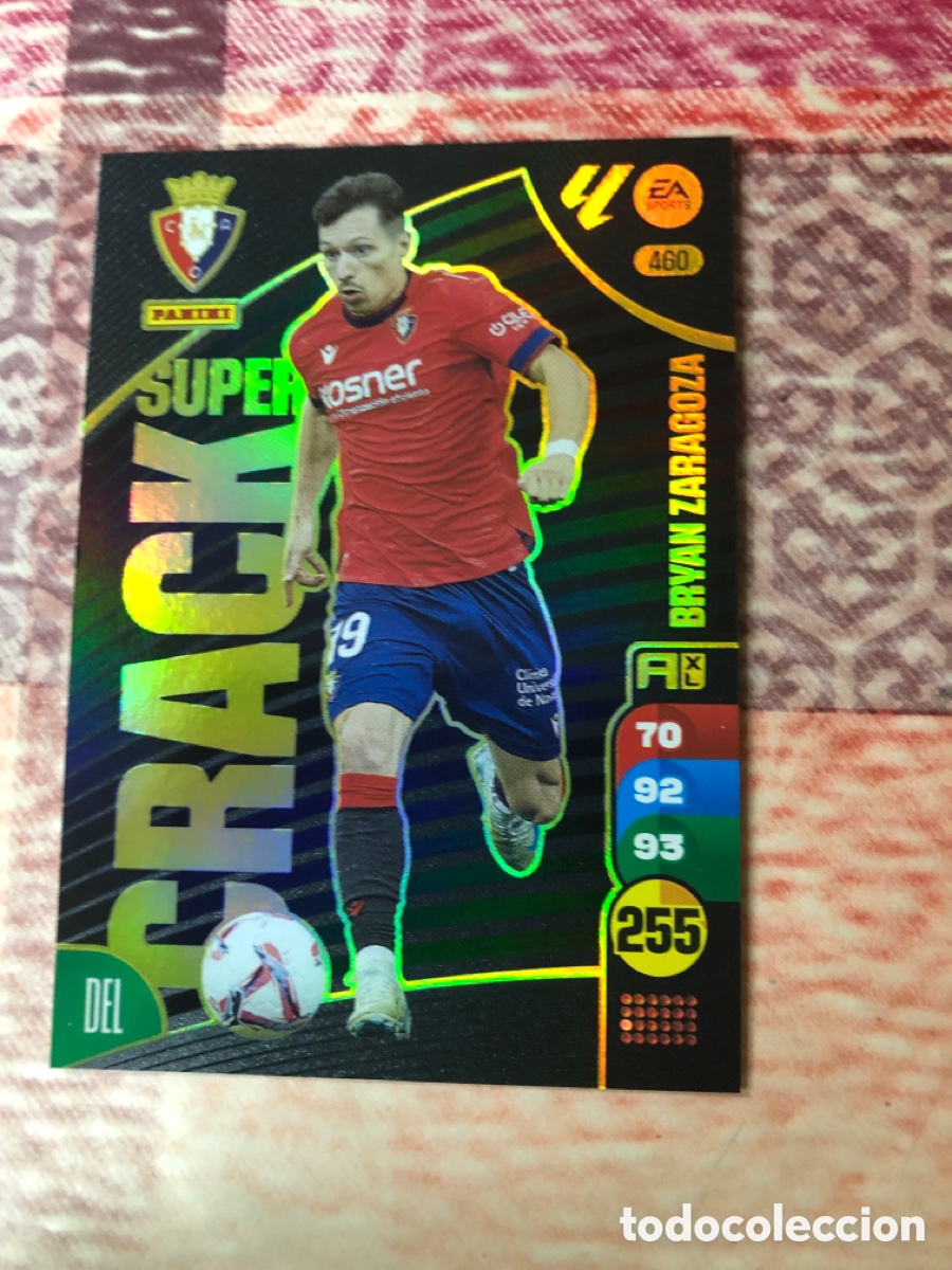 Cromos de f&uacute;tbol: 460 BRYAN ZARAGOZA SUPERCRACK ADRENALYN 2024 2025