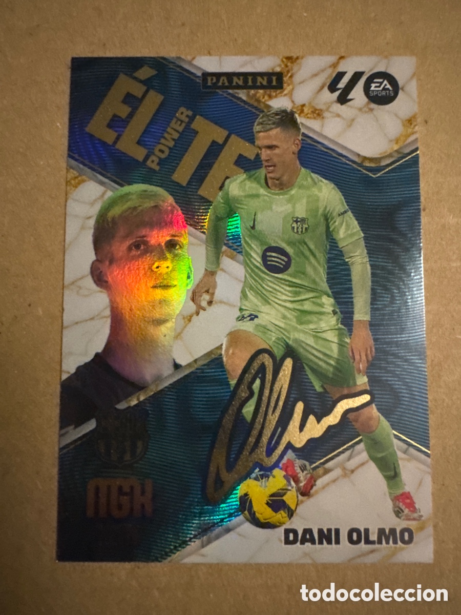 Cromos de f&uacute;tbol: # P4 4 Dani Olmo FC Barcelona ELITE Power Megacracks 25 26 2025 2026 MGK