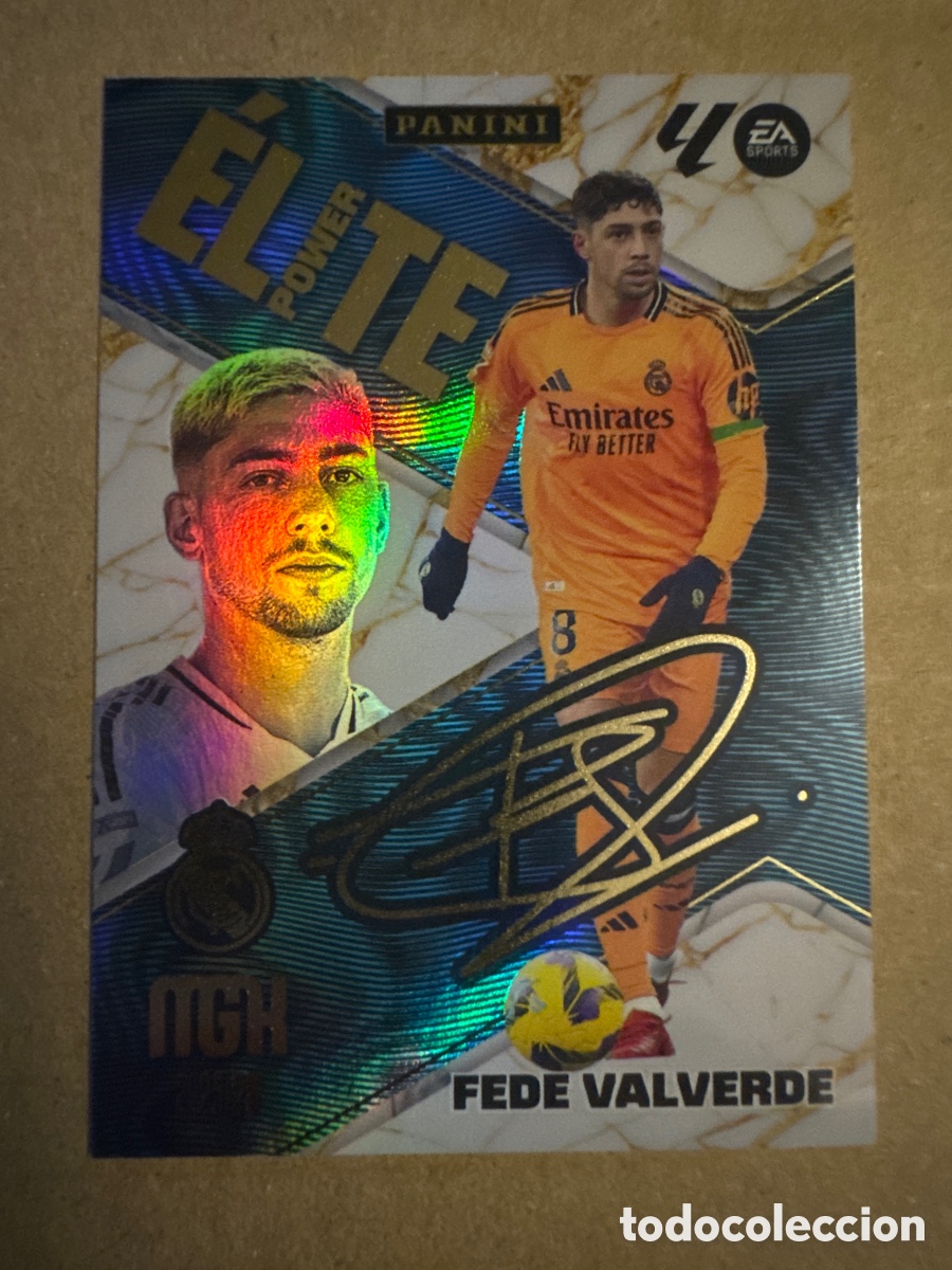 Cromos de f&uacute;tbol: # P5 5 Fede Valverde Real Madrid ELITE Power Megacracks 25 26 2025 2026 MGK
