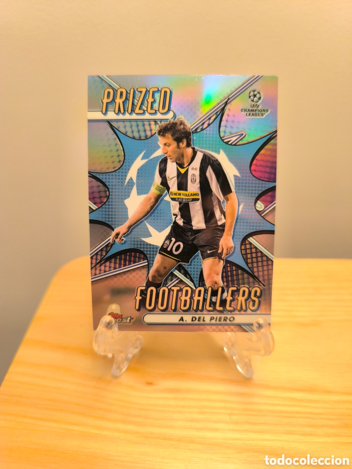 Cromos de f&uacute;tbol: Alessandro del Piero Topps Finest PRIZED FOOTBALLERS Juventus