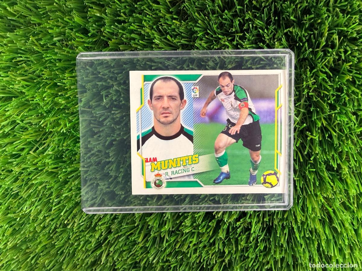 Cromos de f&uacute;tbol: N&ordm; 14 Munitis R Racing Club Liga Este 10 11