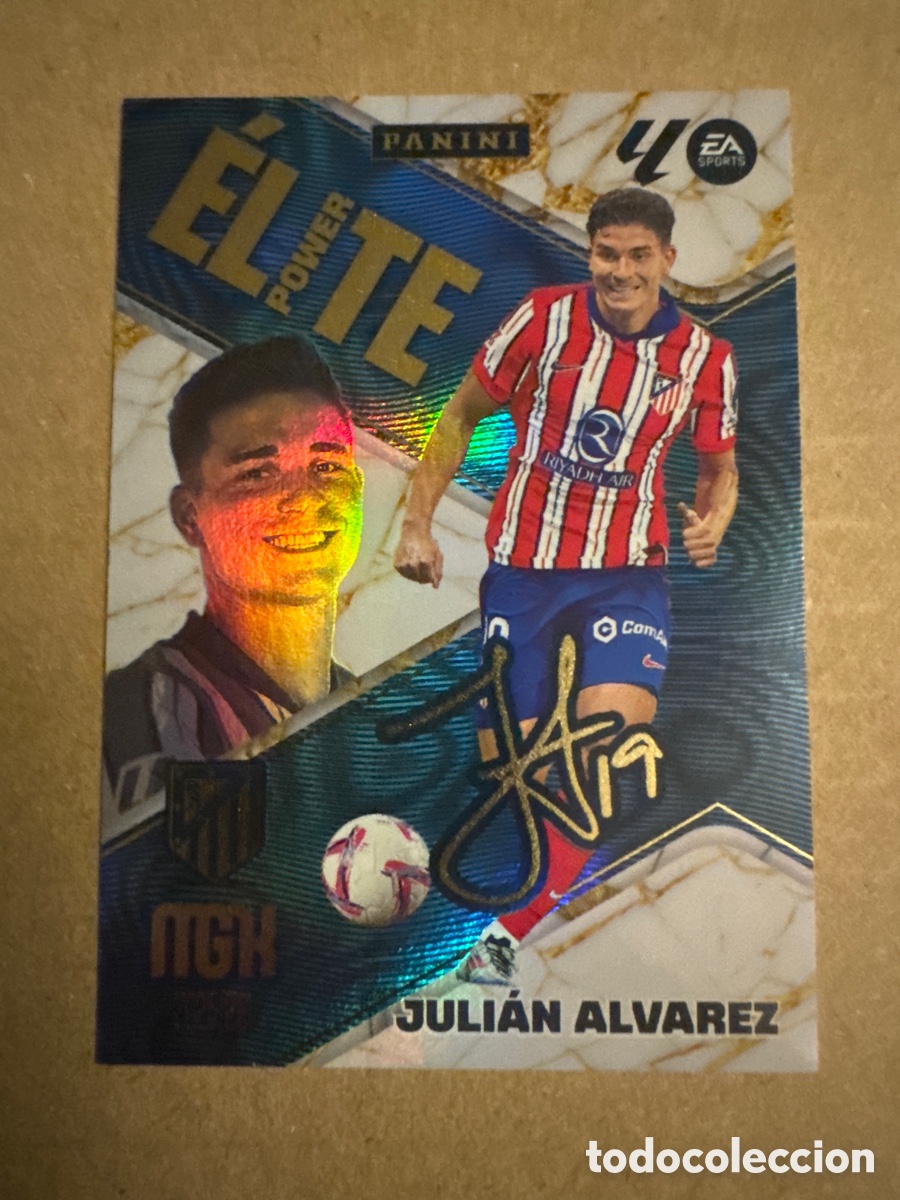 Cromos de f&uacute;tbol: # P8 8 Juli&aacute;n &Aacute;lvarez Atl&eacute;tico de Madrid ELITE Power Megacracks 25 26 2025 2026 MGK