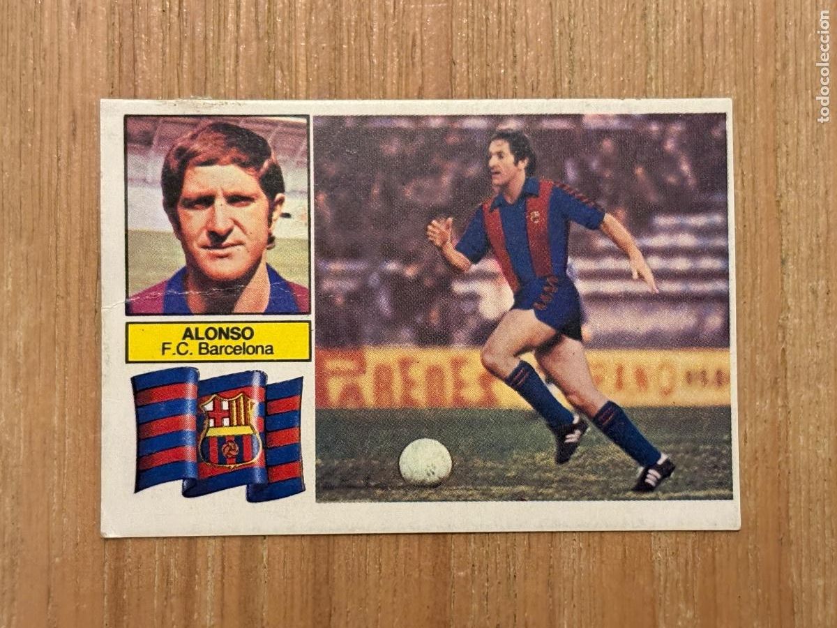 Cromos de f&uacute;tbol: 5. CROMO LIGA ESTE DESPEGADO 82-83 1982-83 ALONSO BARCELONA SIN FCB