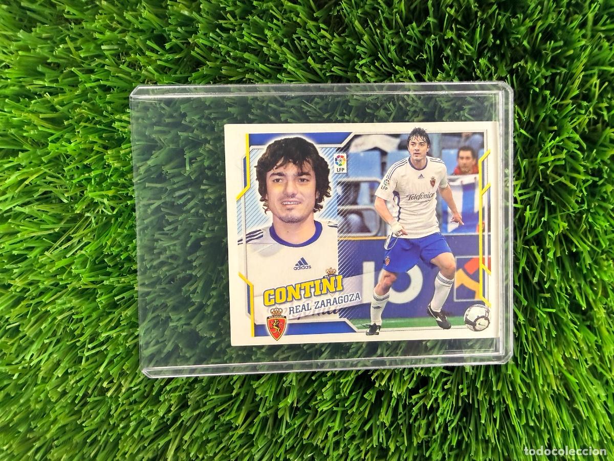 Cromos de f&uacute;tbol: N&ordm; 5 Contini Real Zaragoza Liga Este 10 11
