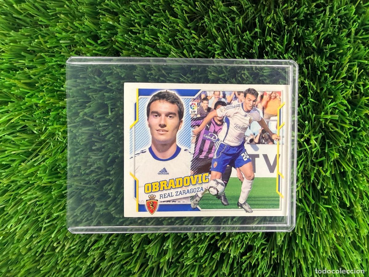 Cromos de f&uacute;tbol: N&ordm; 6A Obradovic Real Zaragoza Liga Este 10 11
