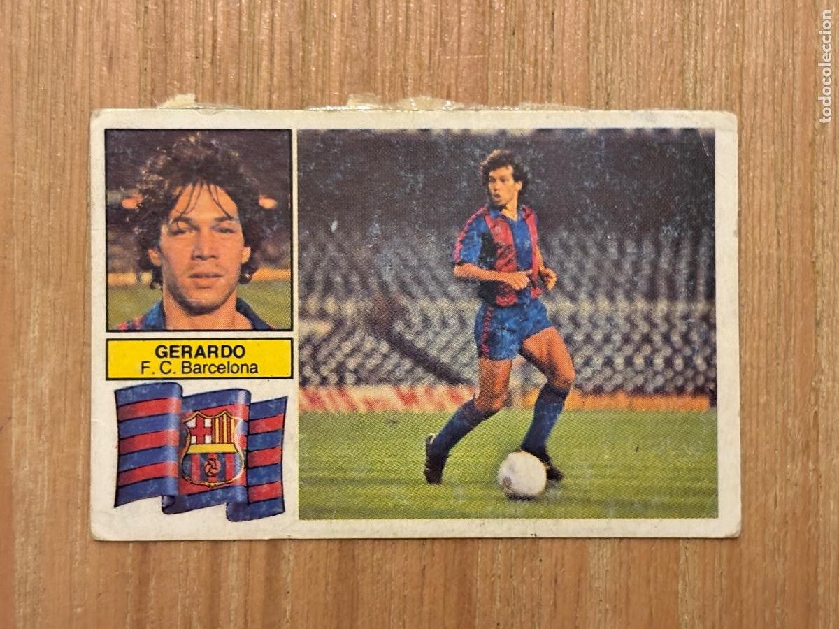 Cromos de f&uacute;tbol: 5. CROMO LIGA ESTE DESPEGADO 82-83 1982-83 GERARDO BARCELONA SIN FCB
