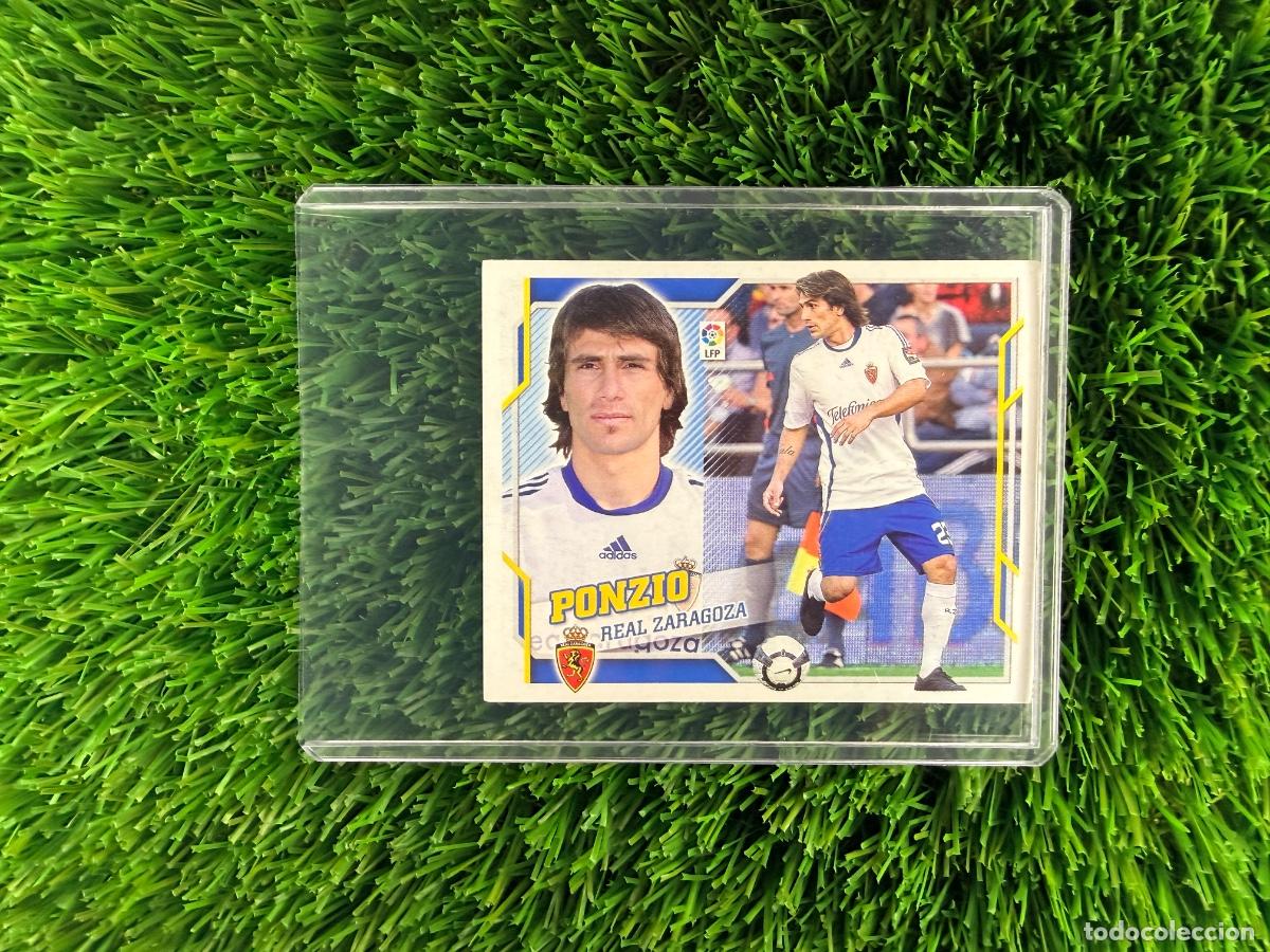 Cromos de f&uacute;tbol: N&ordm; 8 Ponzio Real Zaragoza Liga Este 10 11