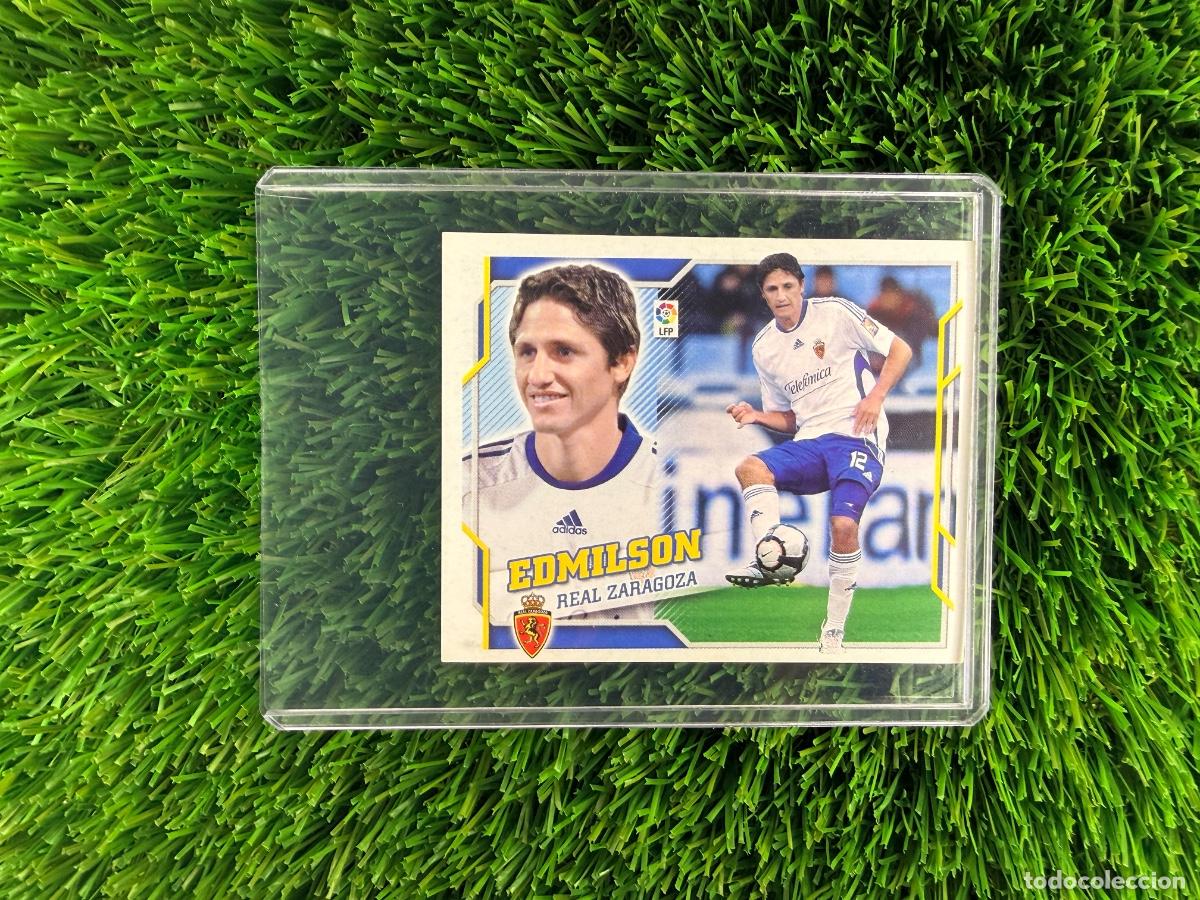 Cromos de f&uacute;tbol: N&ordm; 11 Edmilson Real Zaragoza Liga Este 10 11