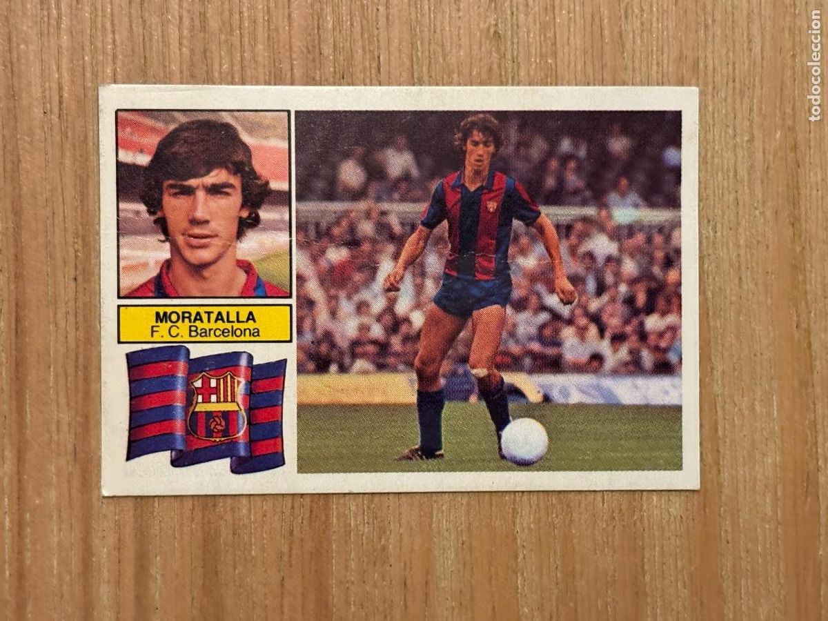 Cromos de f&uacute;tbol: 5. CROMO LIGA ESTE DESPEGADO 82-83 1982-83 MORATALLA BARCELONA SIN FCB