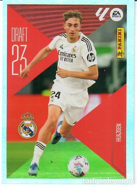 Cromos de f&uacute;tbol: CROMO PANINI LIGA ESTE 26 27 - DRAFT 23 N&ordm; 10 - HUIJSEN - REAL MADRID