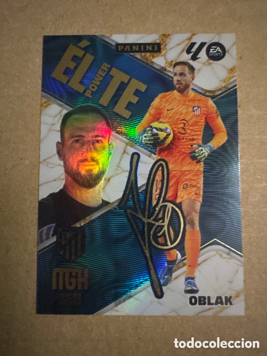 Cromos de f&uacute;tbol: #v P15 15 Oblak Atl&eacute;tico De Madrid ELITE Power Megacracks 25 26 2025 2026 MGK