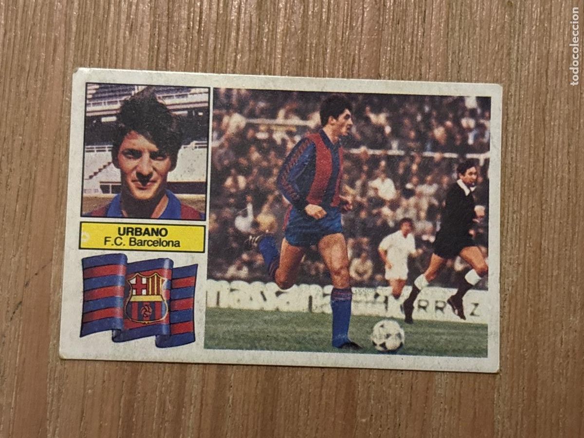 Cromos de f&uacute;tbol: 5. CROMO LIGA ESTE DESPEGADO 82-83 1982-83 URBANO BARCELONA SIN FCB