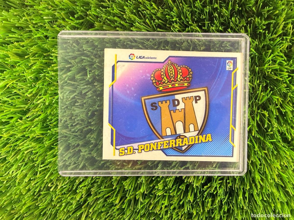 Cromos de f&uacute;tbol: Escudo SD Ponferradina Escudos Liga Adelante Liga Este 10 11