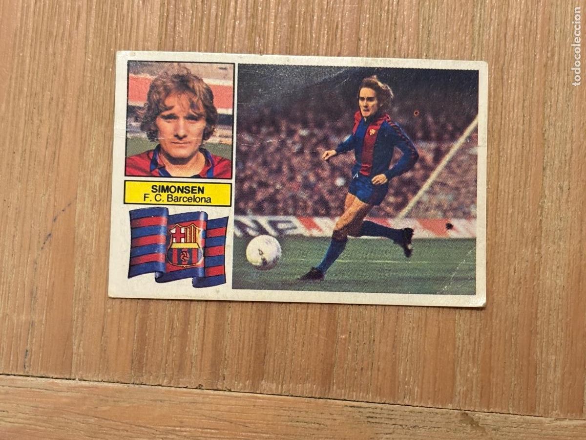 Cromos de f&uacute;tbol: 5. CROMO LIGA ESTE DESPEGADO 82-83 1982-83 SIMONSEN BARCELONA SIN FCB