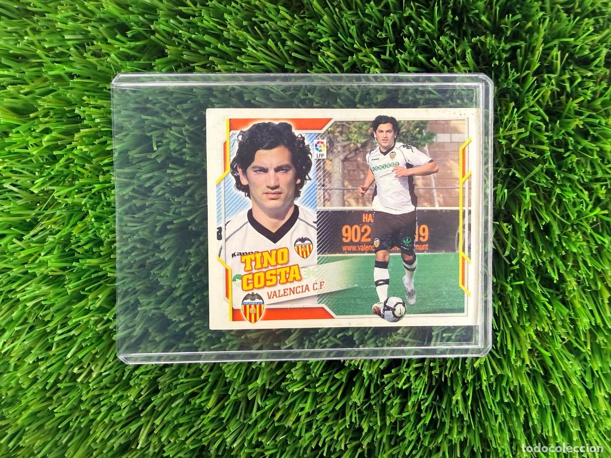 Cromos de f&uacute;tbol: N&ordm; 6 Tino Costa &Uacute;ltimos Fichajes Valencia CF Liga Este 10 11
