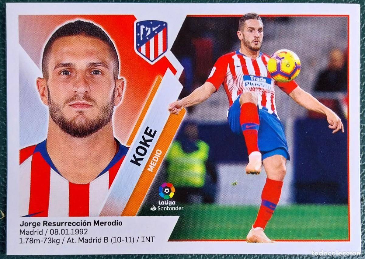 Cromos de f&uacute;tbol: 9 KOKE ATLETICO DE MADRID CROMOS ALBUM EDICIONES ESTE 2019 2020 19 20