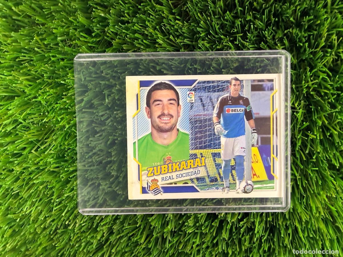 Cromos de f&uacute;tbol: N&ordm; 2 Zubikarai Real Sociedad Liga Este 10 11