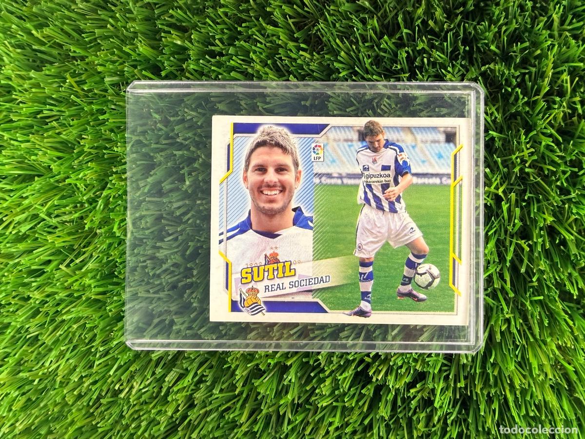 Cromos de f&uacute;tbol: N&ordm; 14 Sutil Real Sociedad Liga Este 10 11