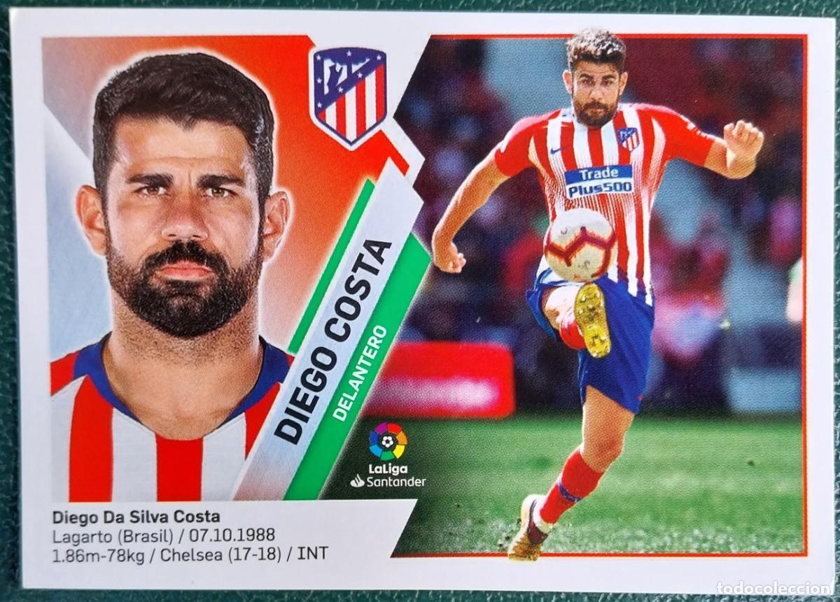 Cromos de f&uacute;tbol: 15 DIEGO COSTA ATLETICO DE MADRID CROMOS ALBUM EDICIONES ESTE 2019 2020 19 20