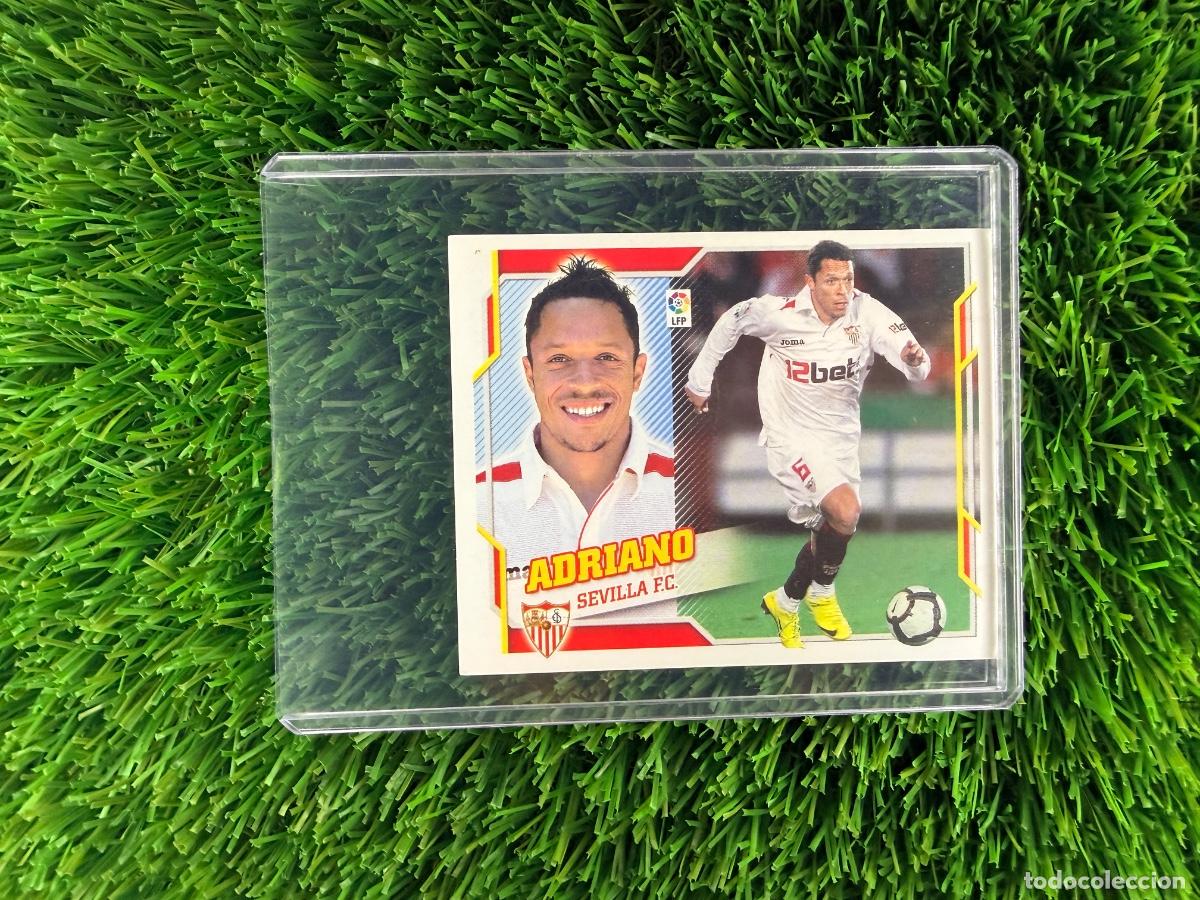 Cromos de f&uacute;tbol: N&ordm; 7B Adriano Sevilla FC Liga Este 10 11