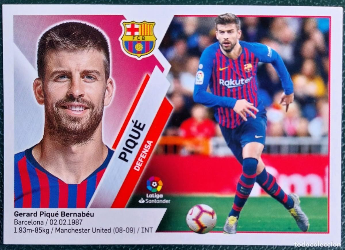 Cromos de f&uacute;tbol: 6 PIQUE FC BARCELONA CROMOS ALBUM EDICIONES ESTE 2019 2020 19 20