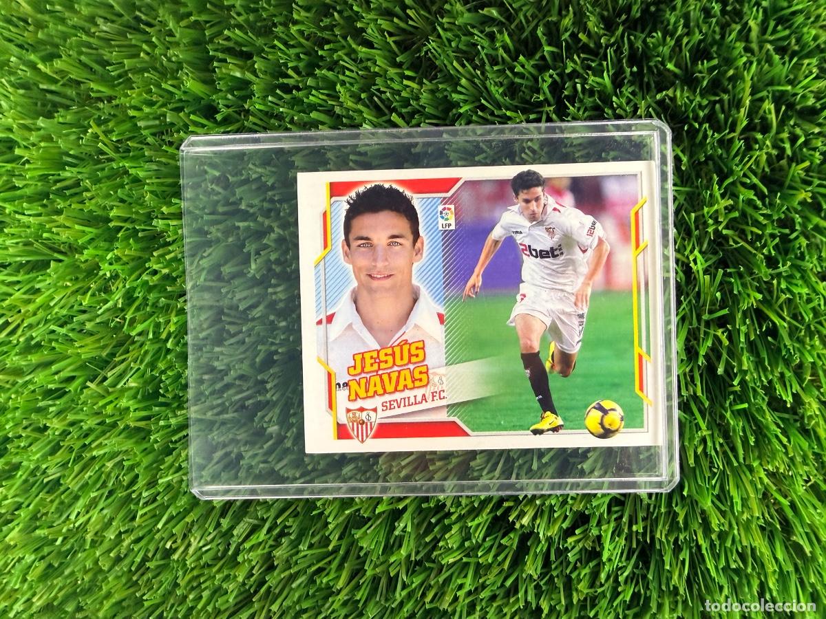 Cromos de f&uacute;tbol: N&ordm; 12 Jes&uacute;s Navas Sevilla FC Liga Este 10 11