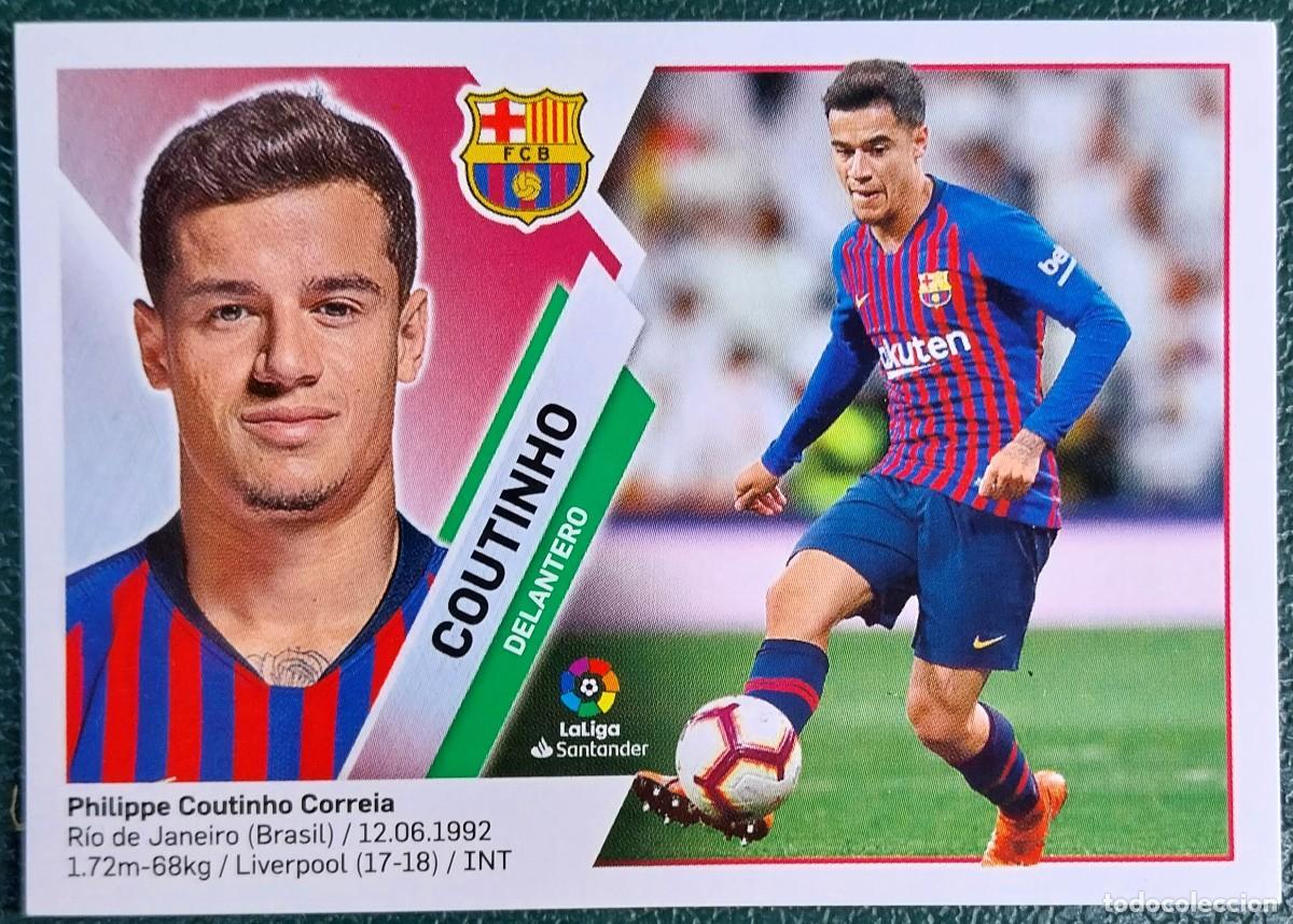 Cromos de f&uacute;tbol: 13 COUTINHO FC BARCELONA CROMOS ALBUM EDICIONES ESTE 2019 2020 19 20