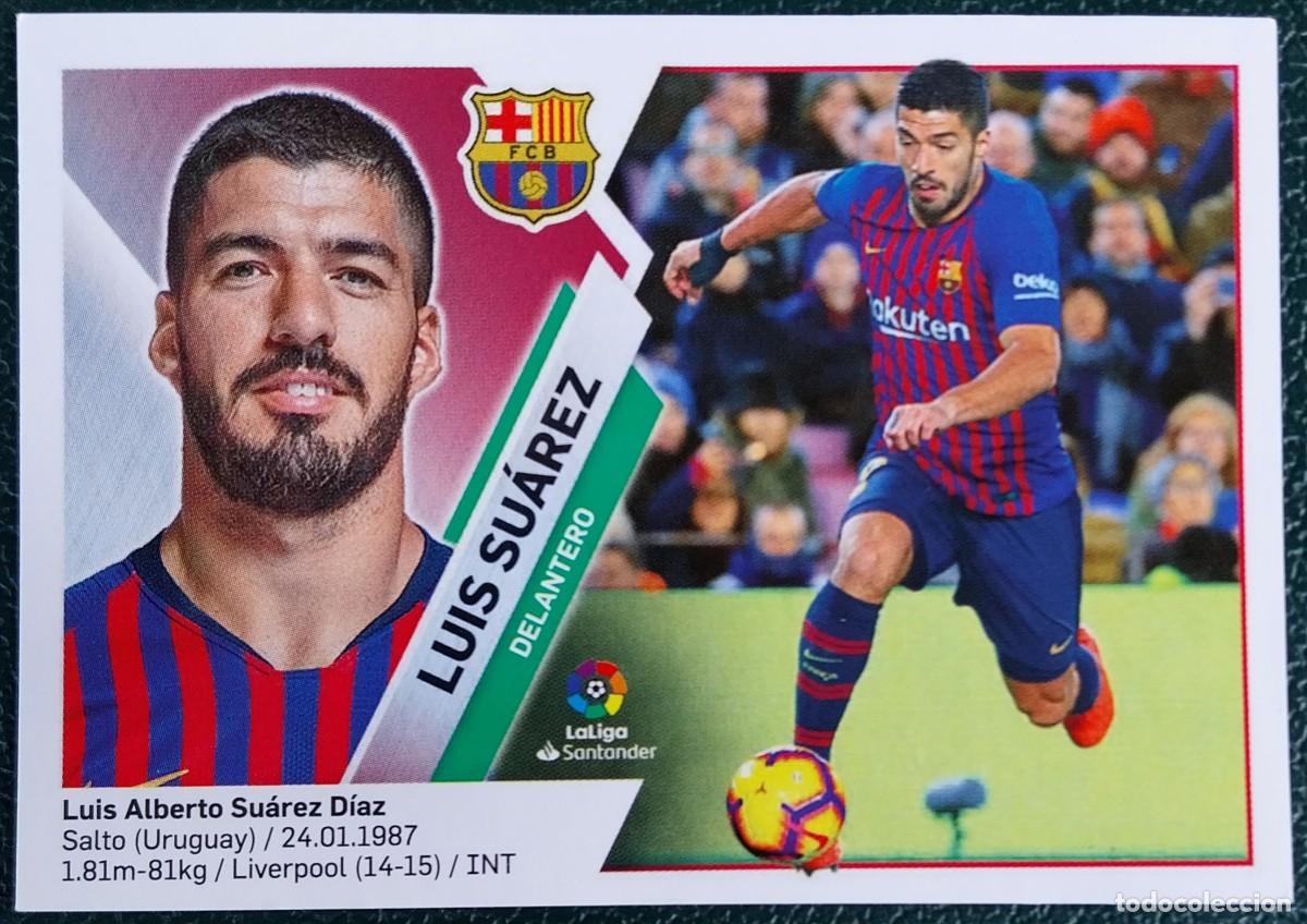 Cromos de f&uacute;tbol: 15 LUIS SUAREZ FC BARCELONA CROMOS ALBUM EDICIONES ESTE 2019 2020 19 20