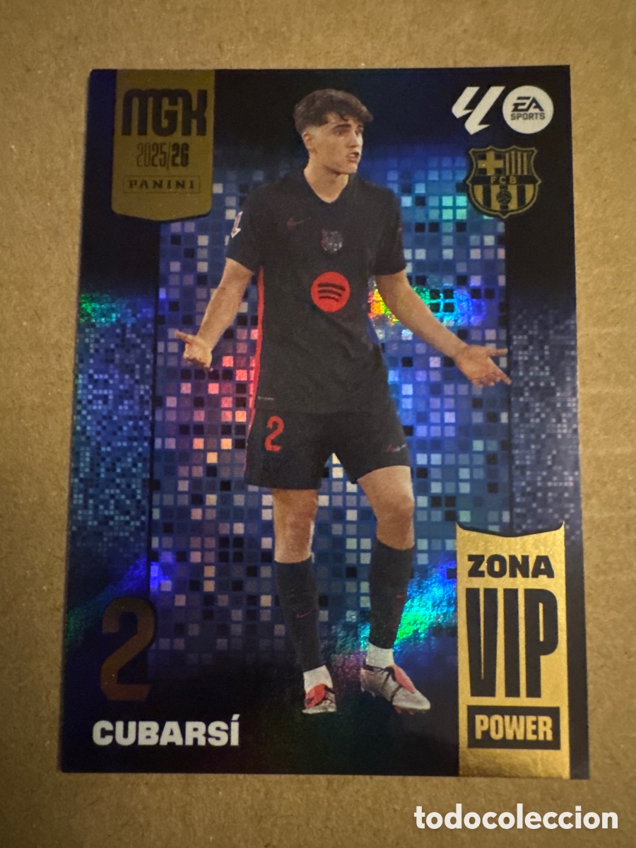 Cromos de Futebol: # P392 392 Cubars&iacute; FC Barcelona Zona VIP Power Megacracks 25 26 2025 2026 MGK